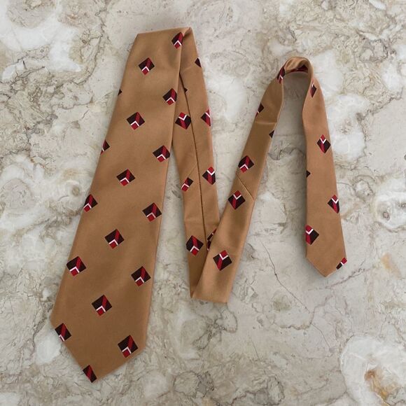 1970’s Vintage Lanvin Tie Geometric Pattern - Picture 3 of 8